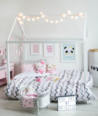 Детская кровать в виде домика