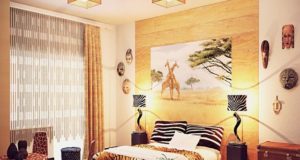 Как оформить спальню в африканском стиле