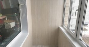 Обшивка балконов и лоджий ПВХ панелями