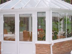 Виды остекления беседок