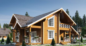 Особенности строительства домов из профилированного бруса