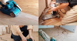 Как отшлифовать паркет?