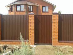 Забор из профнастила под ключ в Тюмени