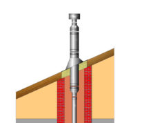 Установка дымохода: правила монтажа