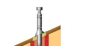 Установка дымохода: правила монтажа