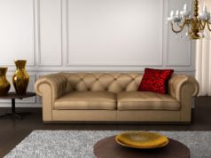 Прямой диван: классика в интерьере