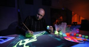 Использование флуоресцентной краски от компании Noxton