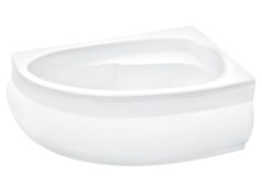 Асимметричная ванна: выбор, размеры, угловые варианты