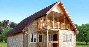 Каркасно-щитовые дома для большой компании