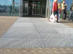 Области применения напольных металлических решёток