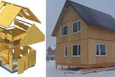 Этапы сборки дома из СИП-панелей