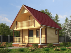 Двухэтажные бани под ключ из бруса: преимущества конструкции