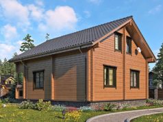 Дома из бруса: виды и особенности