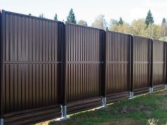 Виды заборов из металлопрофиля