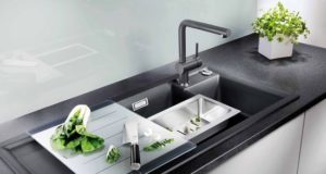 Кухонные мойки из композитных материалов: почему они популярны