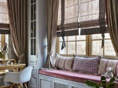 Римские шторы в интерьере: типы, особенности