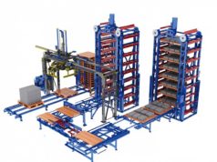 Системы штабелирования, пакетирования строительных изделий и дозирования ингредиентов