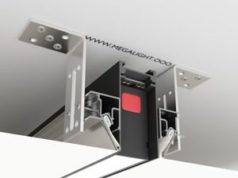 Установка трековых светильников в натяжной потолок