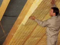 Применение минеральной ваты.