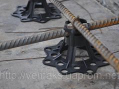 Какие бывают фиксаторы защитного слоя для арматуры?