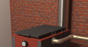 Установка котла длительного горения