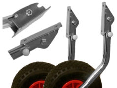 Транцевые колеса: какие бывают и как выбрать?