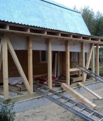 Порядок строительства веранды