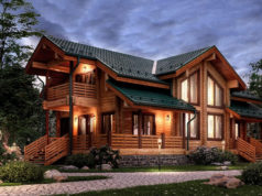 Проект деревянного дома из бруса