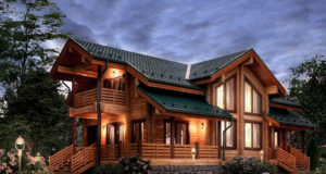 Проект деревянного дома из бруса