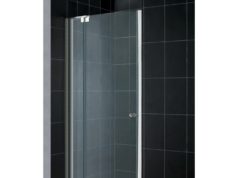 Одностворчатые стеклянные двери для душевой: особенности и преимущества