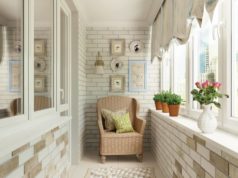 Отделка лоджии плиткой