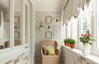 Отделка лоджии плиткой