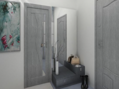 Серые двери в интерьере: особенности и преимущества