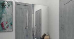 Серые двери в интерьере: особенности и преимущества