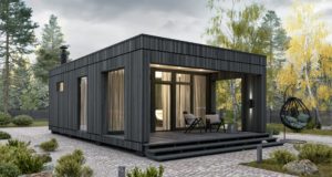 Проекты модульных домов с плоской кровлей