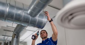 Монтаж системы вентиляции
