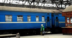Поездка на поезде Днепр-Львов