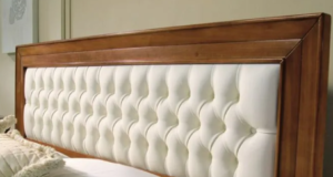 Как перетянуть изголовье кровати?