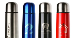 Термосы с логотипом: особенности и преимущества