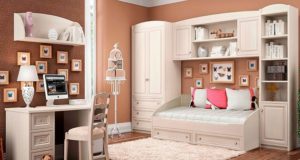 Как расставить мебель в детской комнате девочки