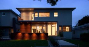 Преимущества фасадного освещения