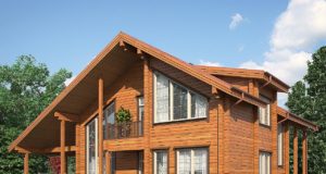 Преимущества строительства дома из клееного бруса