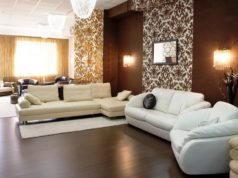 Отделка стен в гостиной: способы, материалы, рекомендации