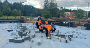 Идут работы по преображению Центрального парка Долгопрудного