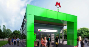 Ведутся отделочные работы на пассажирских платформах остановочного пункта «Лианозово» МЦД-1