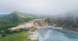 Остров Кунашир — самый южный остров Большой гряды Курильских островов