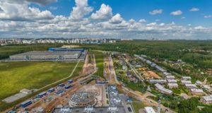 В ЖК «Новая Щербинка» ведут работы по расширению дороги