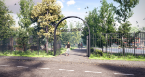 Как проходит благоустройство парка у озера Киово в Лобне