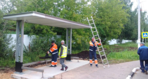 Как идут работы по благоустройству территорий вблизи станций МЦД-4