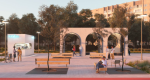 В Протвино идут работы по благоустройству Лесного бульвара